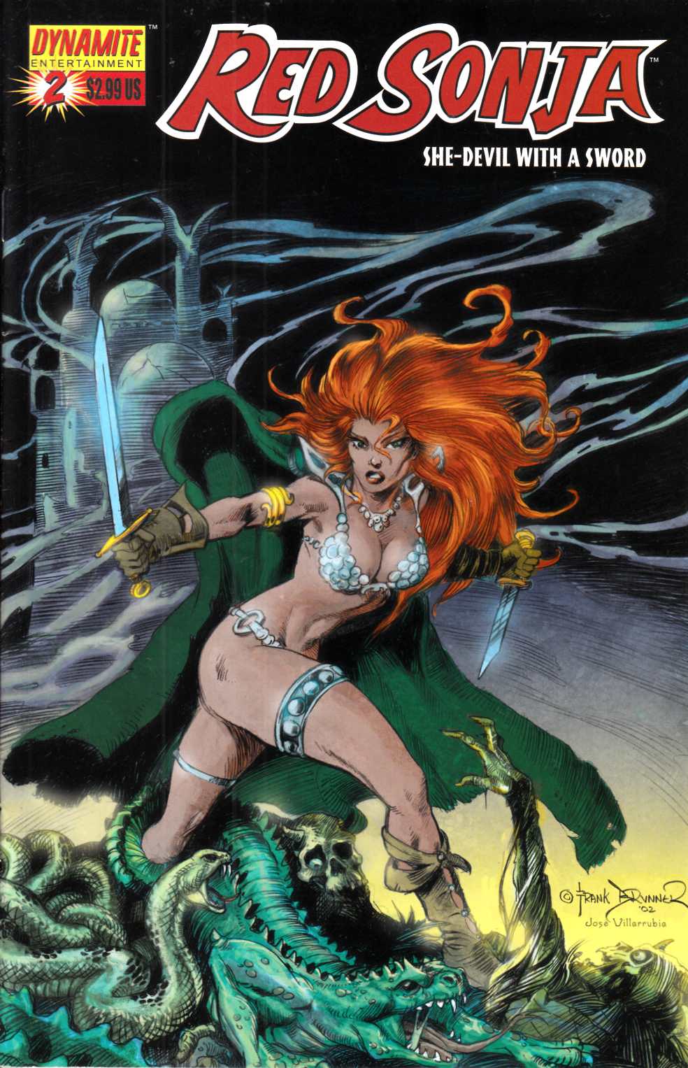 Red Sonja #2 Cover D Brunner Very Fine (8.0) [Dynamite Comic] LARGE