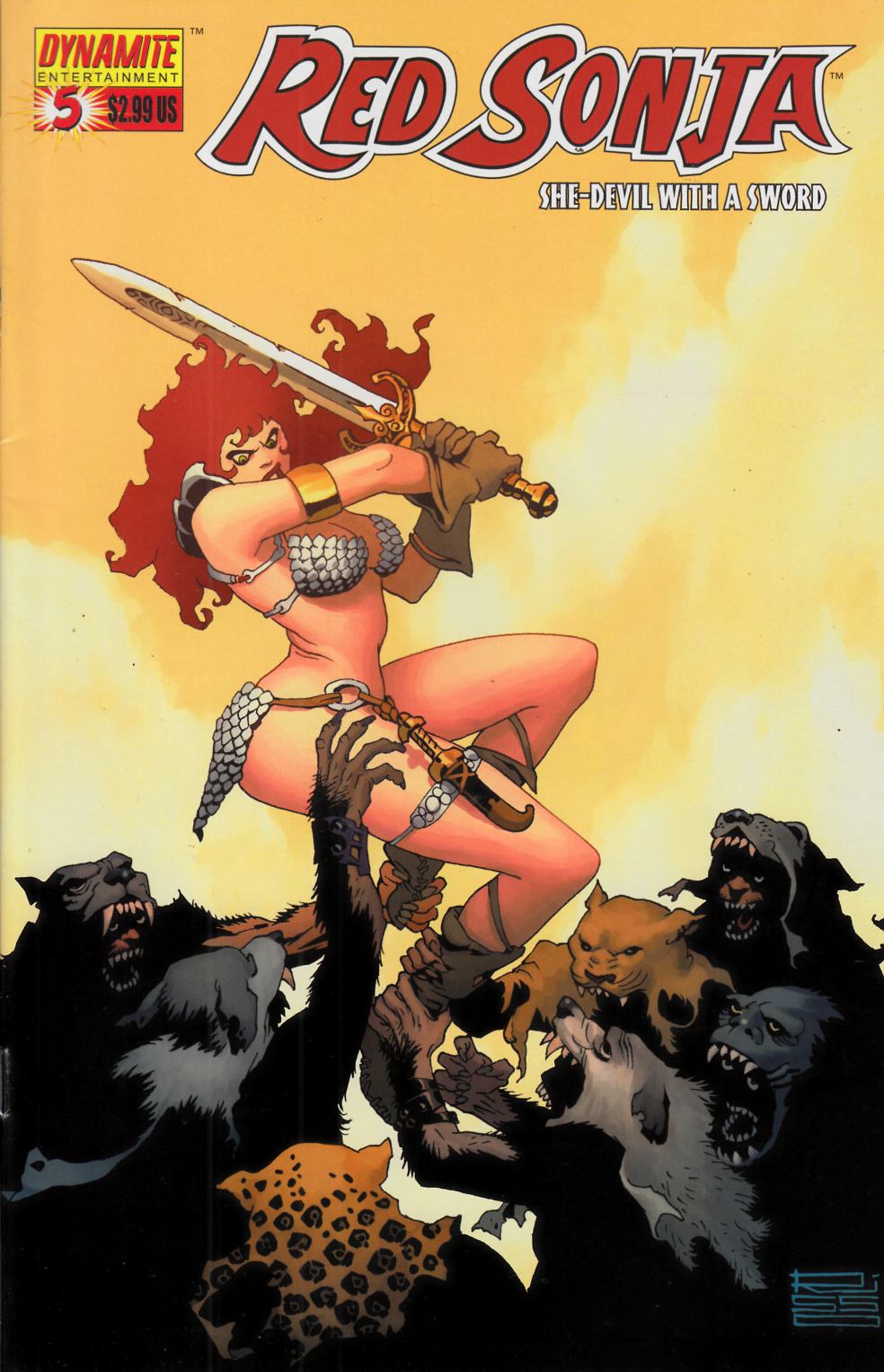 Red Sonja #5 Cover B Risso Fine (6.0) [Dynamite Comic] THUMBNAIL