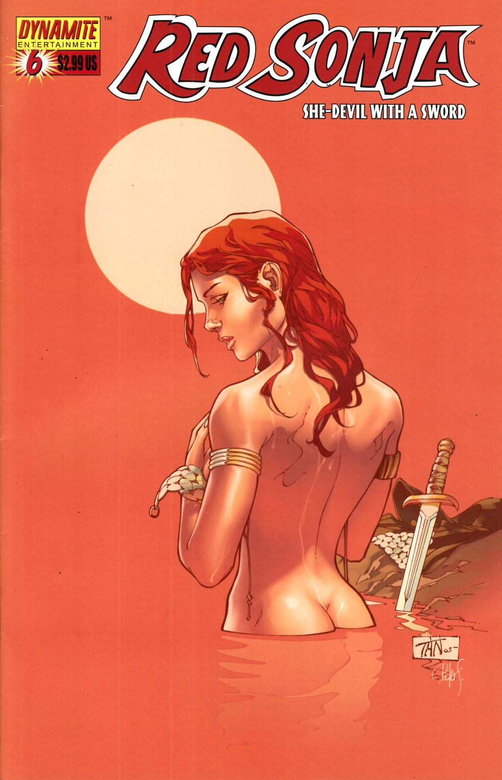 Red Sonja #6 Cover A Tan Very Fine (8.0) [Dynamite Comic] LARGE