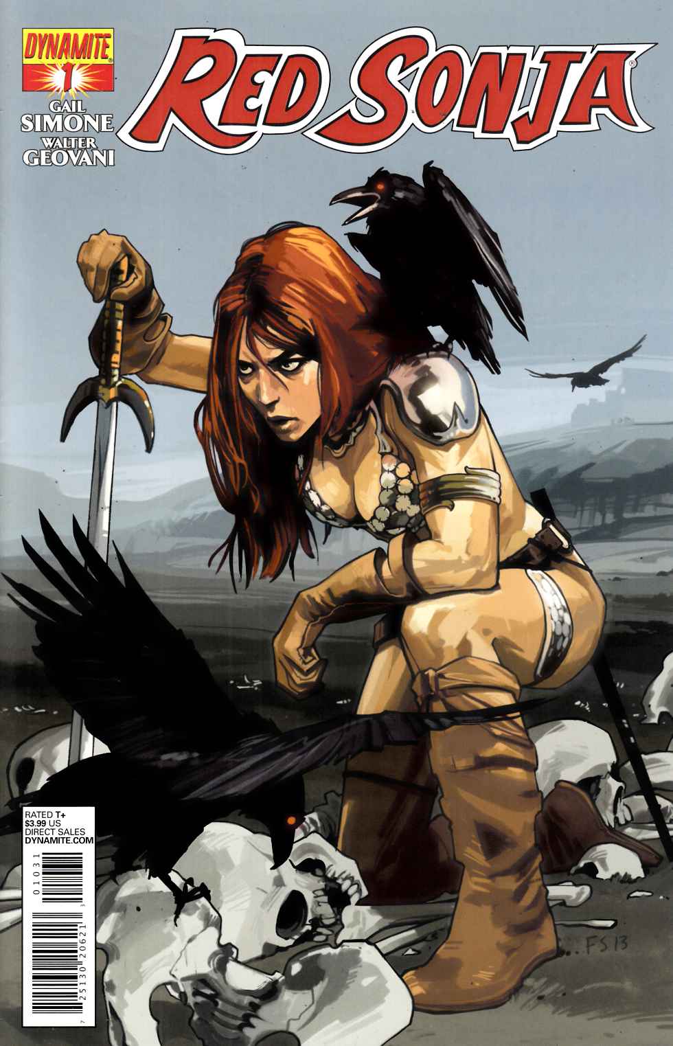 Red Sonja #1 Cover B Staples Very Fine (8.0) [Dynamite Comic] THUMBNAIL