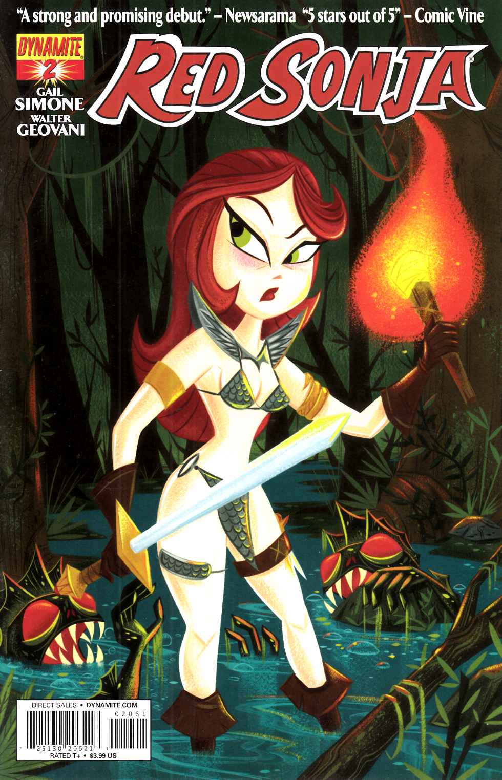 Red Sonja #2 Subscription Cover Very Fine (8.0) [Dynamite Comic] LARGE
