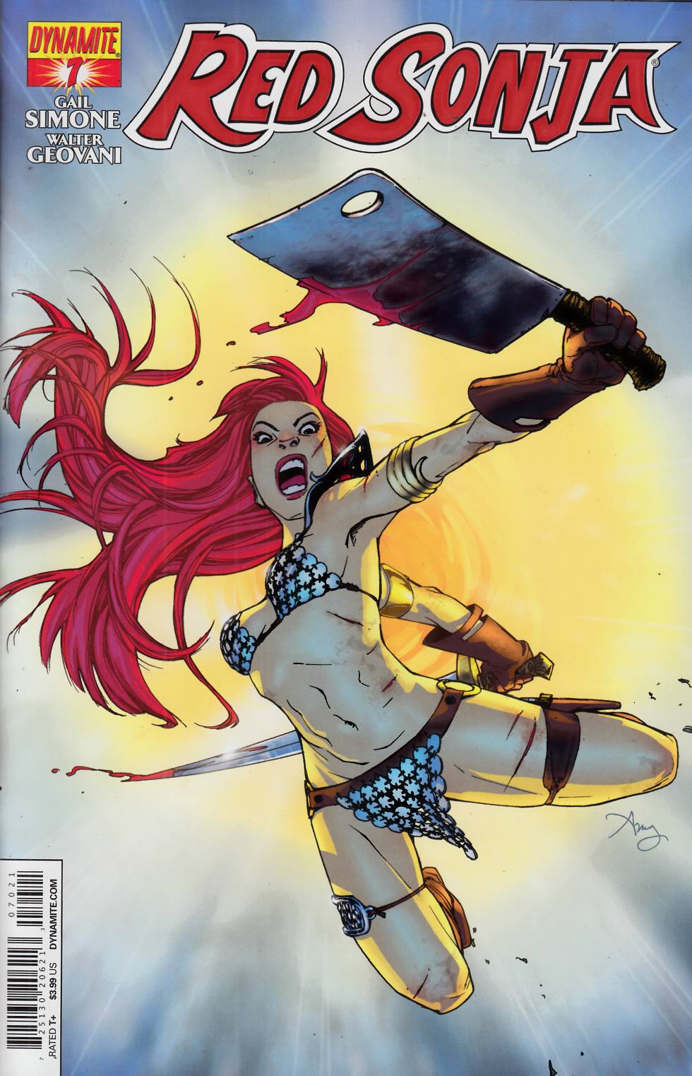 Red Sonja #7 Reeder Cover Near Mint (9.4) [Dynamite Comic] THUMBNAIL