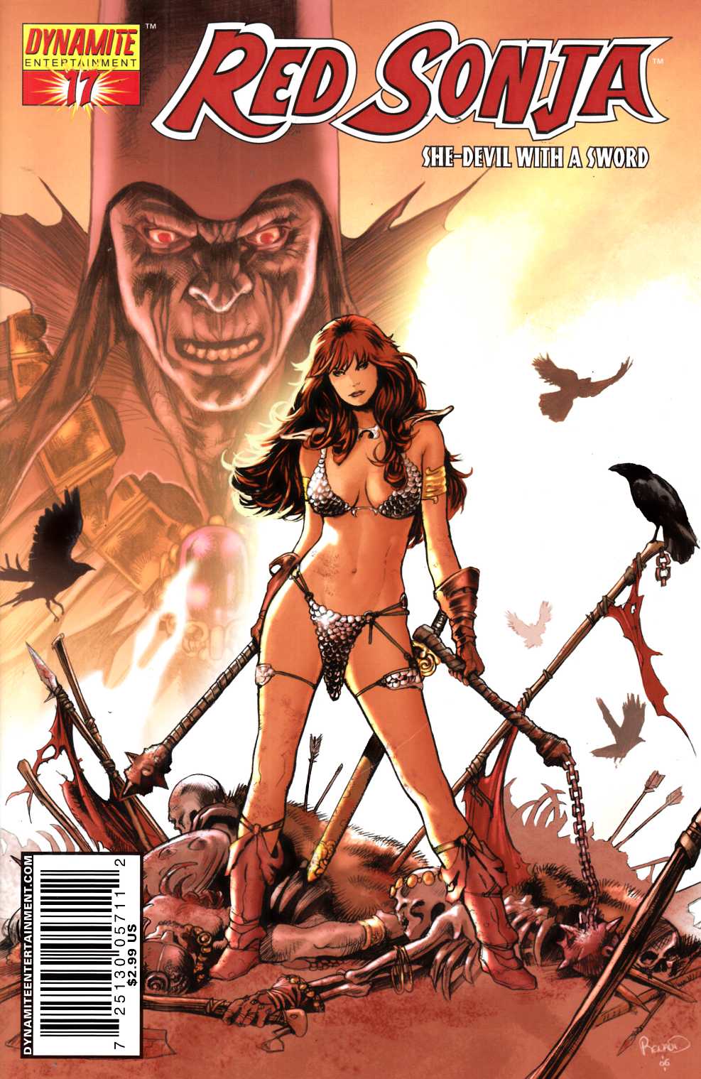 Red Sonja #17 Renaud Cover Near Mint (9.4) [Dynamite Comic] LARGE