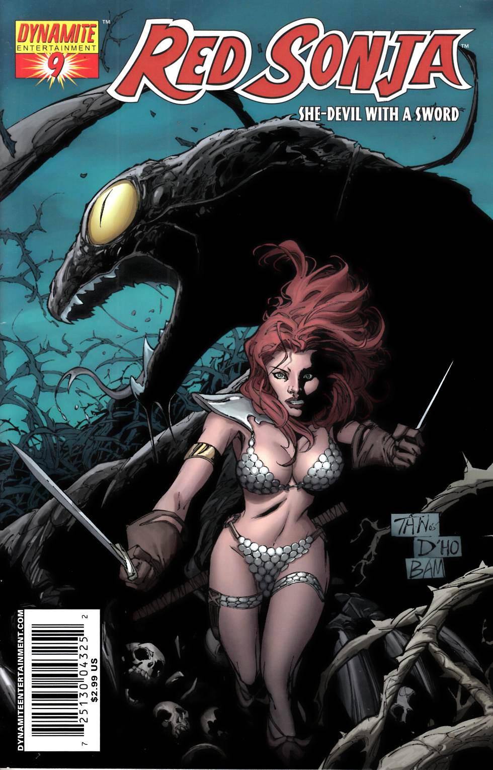 Red Sonja #9 Tan Cover Very Fine (8.0) [Dynamite Comic] THUMBNAIL