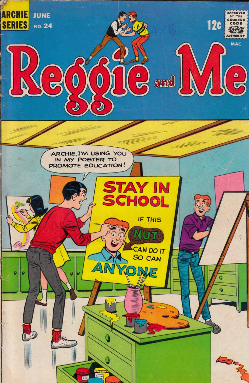Reggie and Me #24 Good Plus (2.5) [Archie Comic] THUMBNAIL