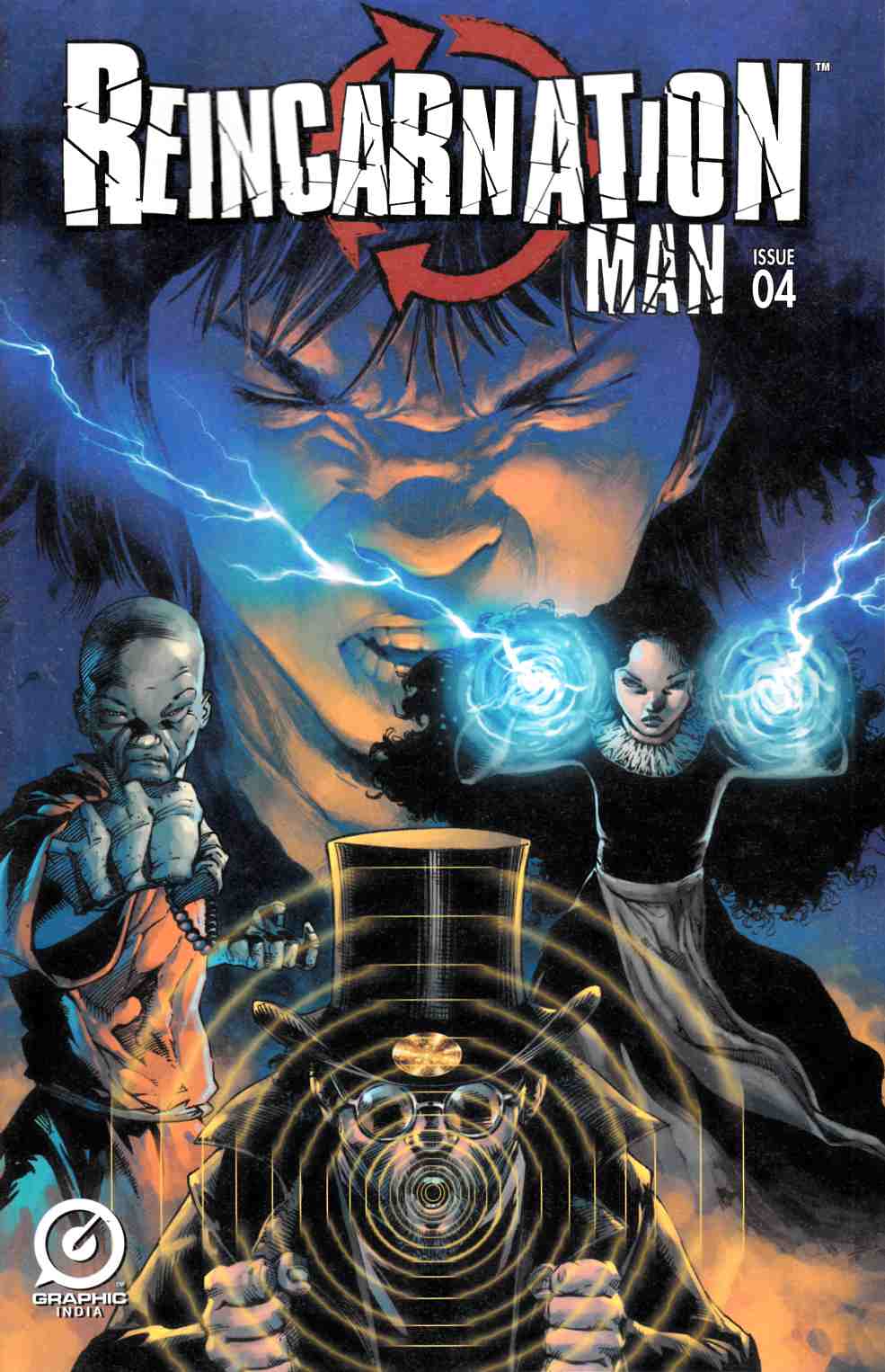 Reincarnation Man #4 [Graphic India Comic] LARGE