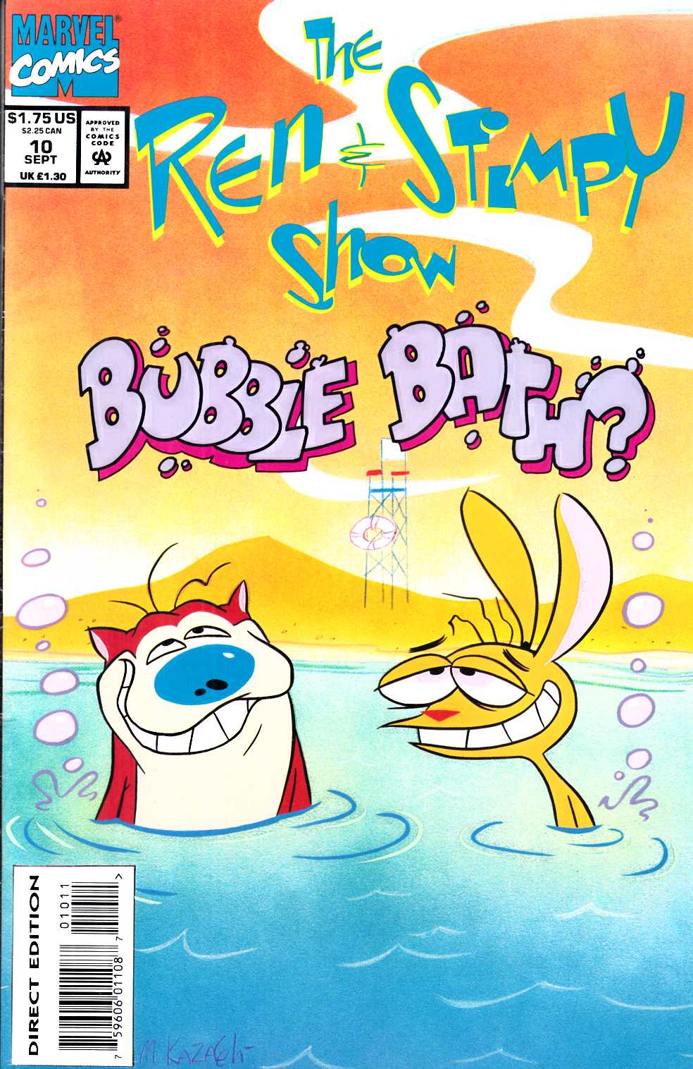 Ren and Stimpy Show #10 Very Fine (8.0) [Marvel Comic] THUMBNAIL