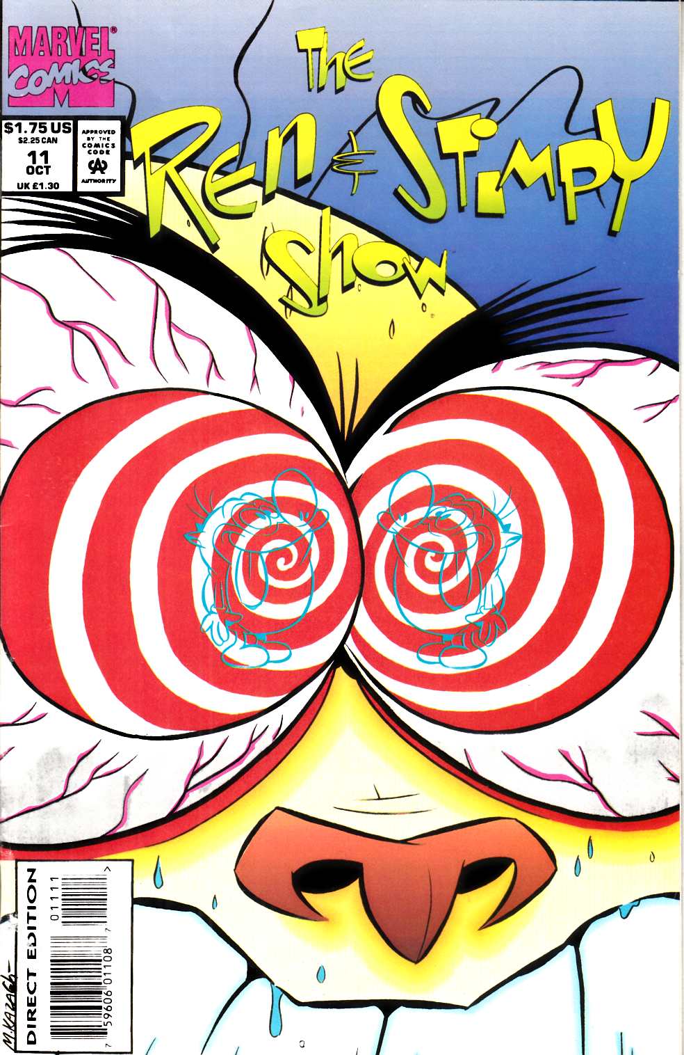 Ren and Stimpy Show #11 Fine (6.0) [Marvel Comic] THUMBNAIL