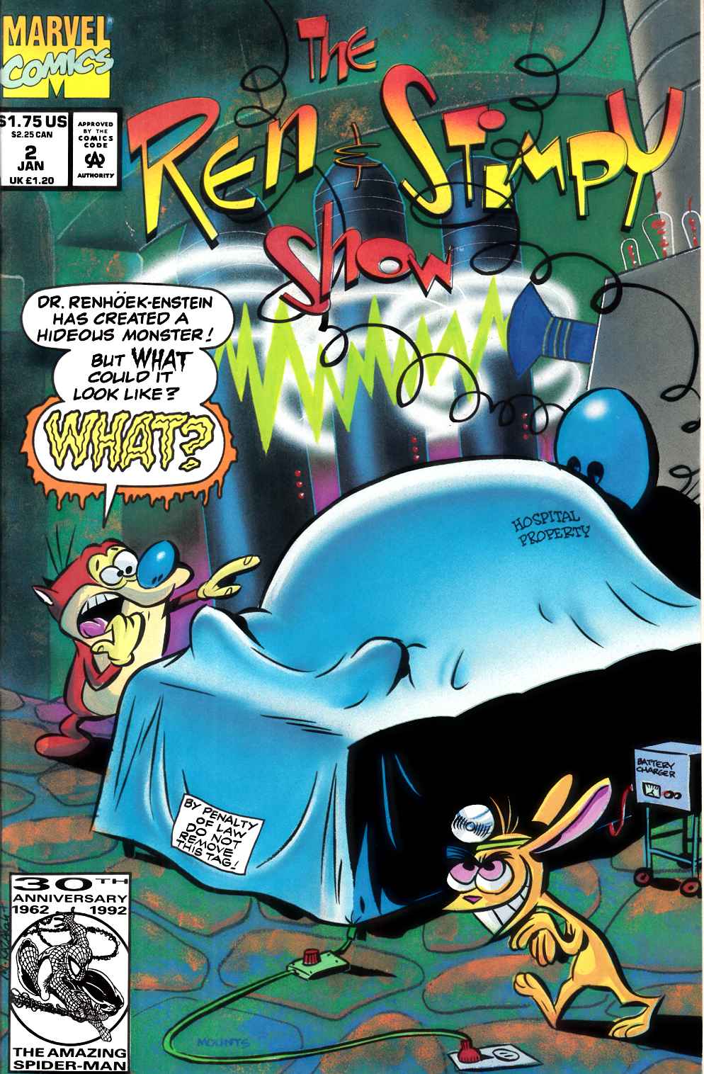 Ren and Stimpy Show #2 Very Fine (8.0) [Marvel Comic] THUMBNAIL