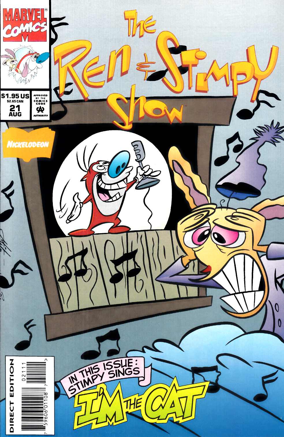 Ren and Stimpy Show #21 Very Fine (8.0) [Marvel Comic] THUMBNAIL