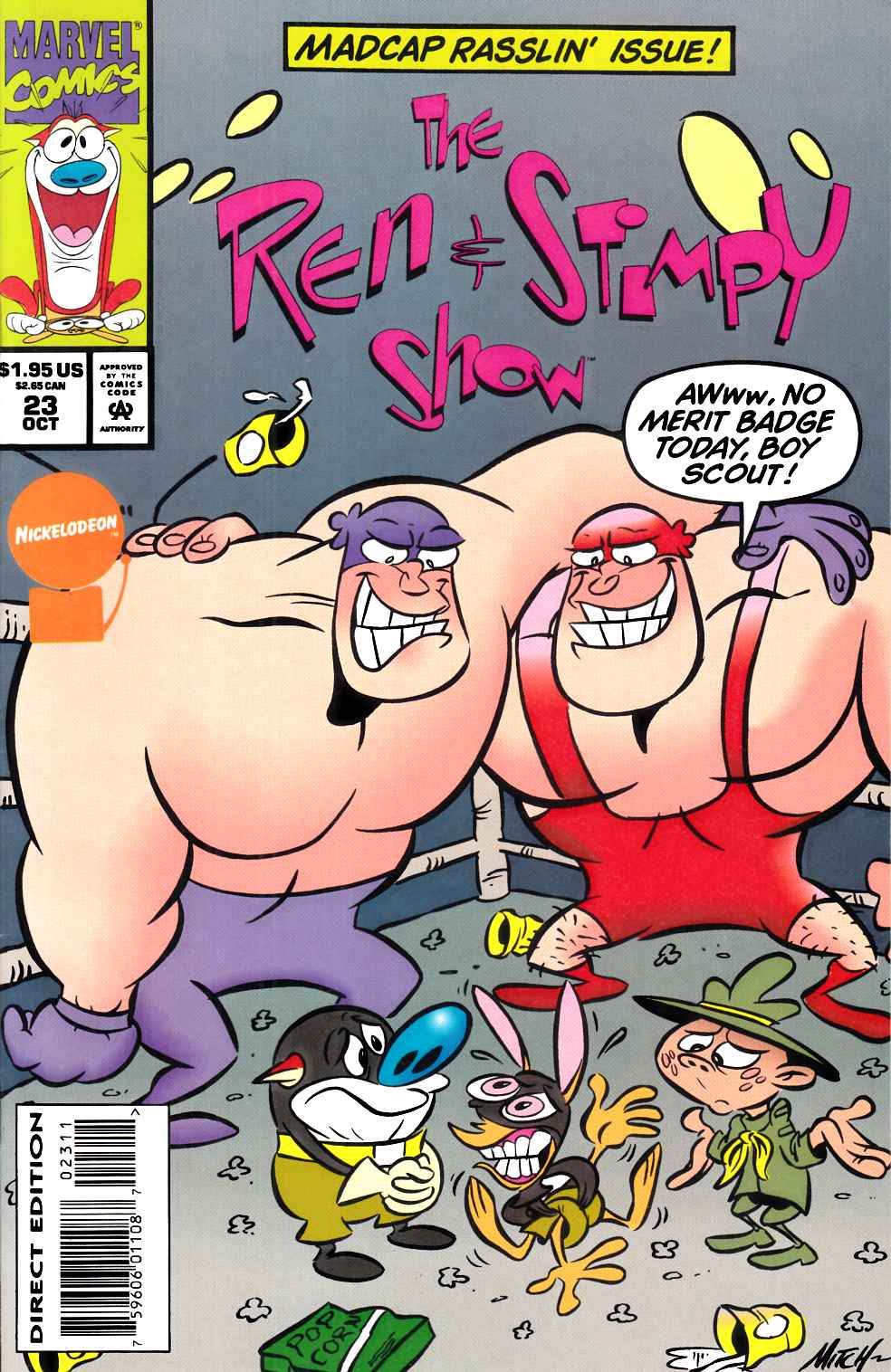 Ren and Stimpy Show #23 Very Fine (8.0) [Marvel Comic] THUMBNAIL