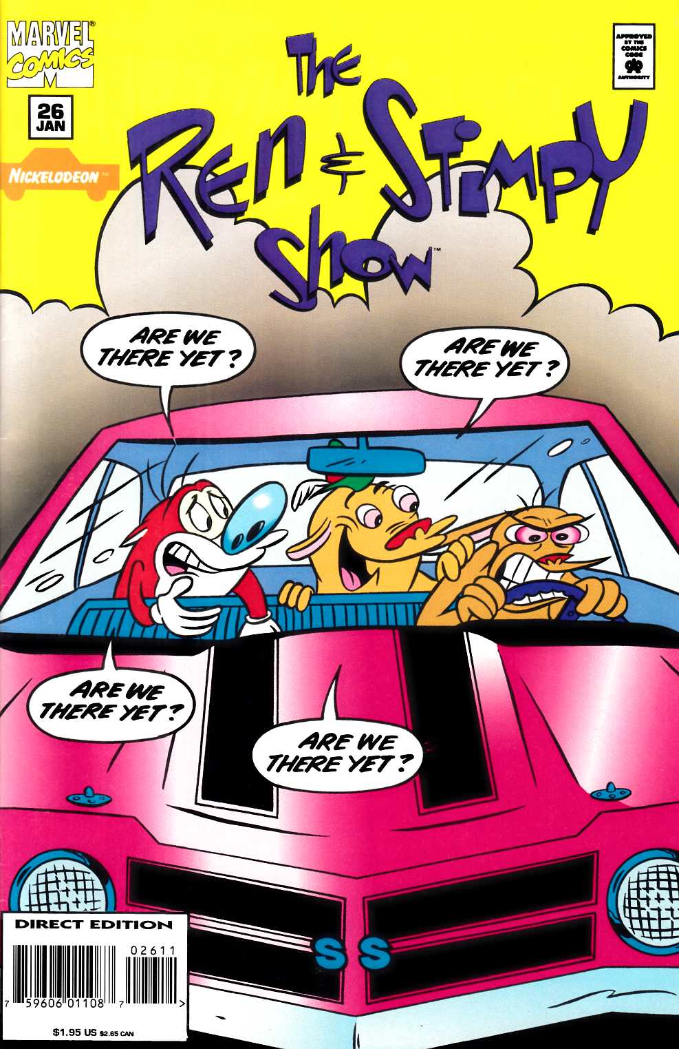 Ren and Stimpy Show #26 Very Fine (8.0) [Marvel Comic] THUMBNAIL
