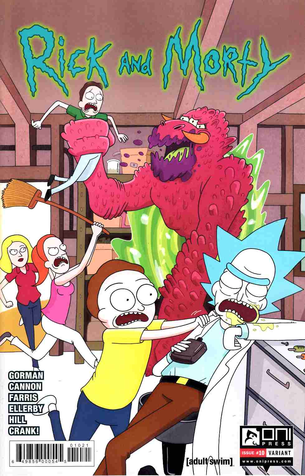 Rick & Morty #10 Ellerby Incentive Cover [Oni Press Comic] THUMBNAIL