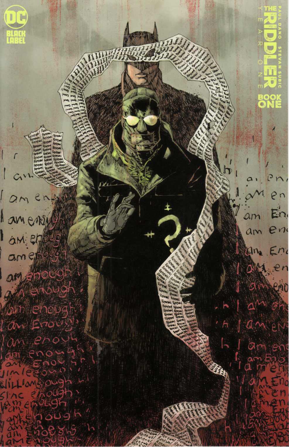 Riddler Year One #1 Lee Variant Cover Near Mint (9.4) [DC Comic] THUMBNAIL
