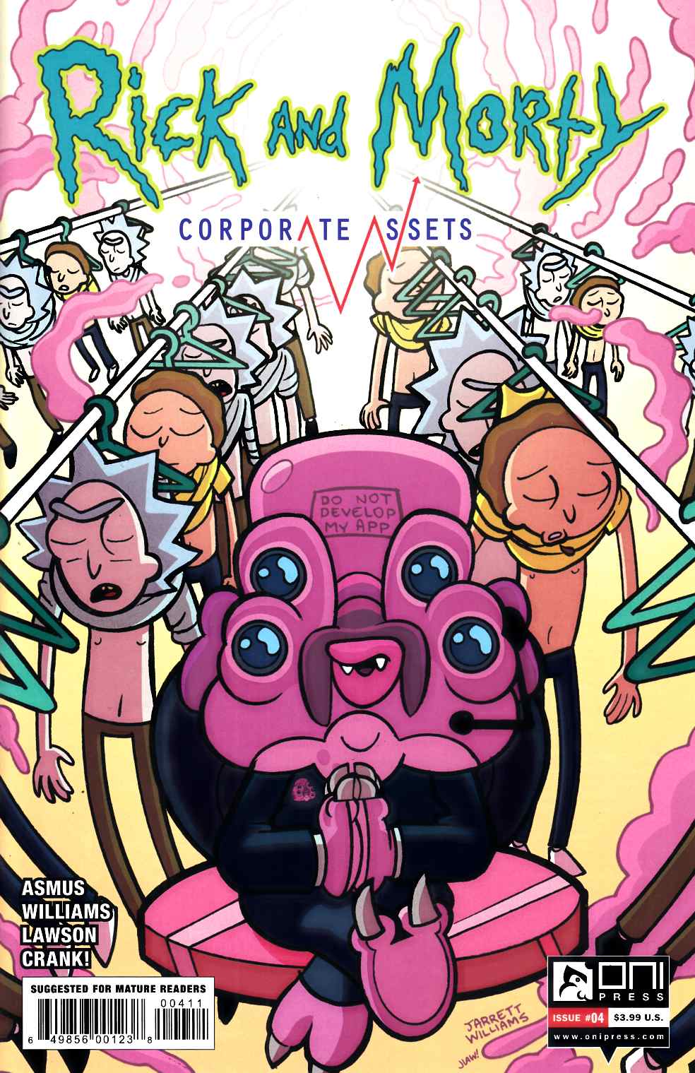 Rick & Morty Corporate Assets #4 Near Mint (9.4) [Oni Press Com THUMBNAIL