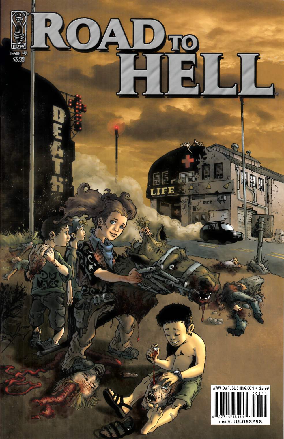 Road to Hell #2 Near Mint (9.4) [IDW Comic] LARGE