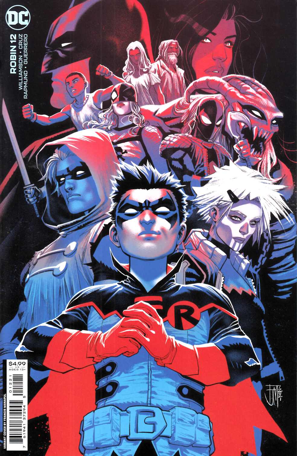 Robin #12 Manapul Variant Cover Near Mint (9.4) [DC Comic] LARGE