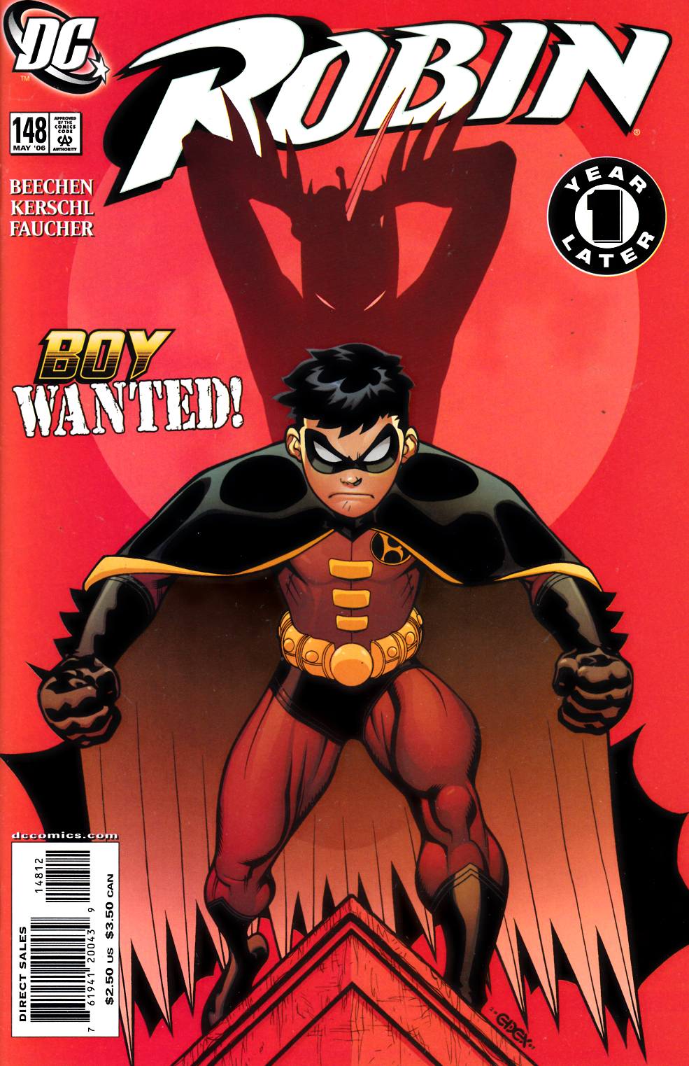 Robin #148 Second Printing Near Mint Minus (9.2) [DC Comic] THUMBNAIL