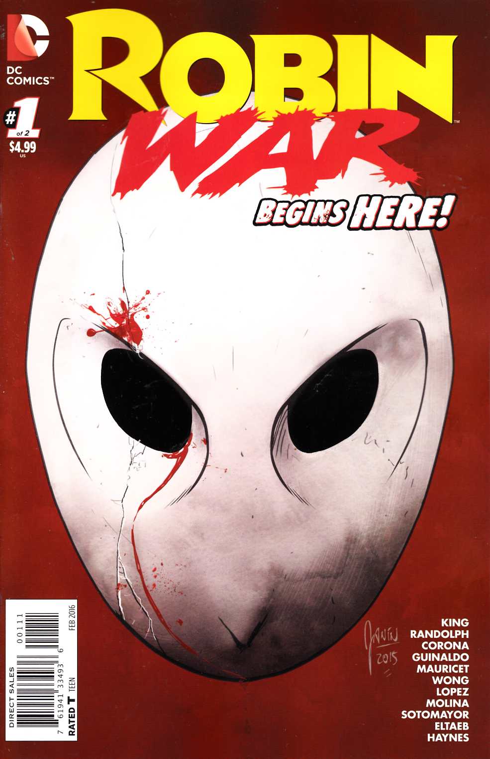 Robin War #1 Near Mint (9.4) [DC Comic] THUMBNAIL