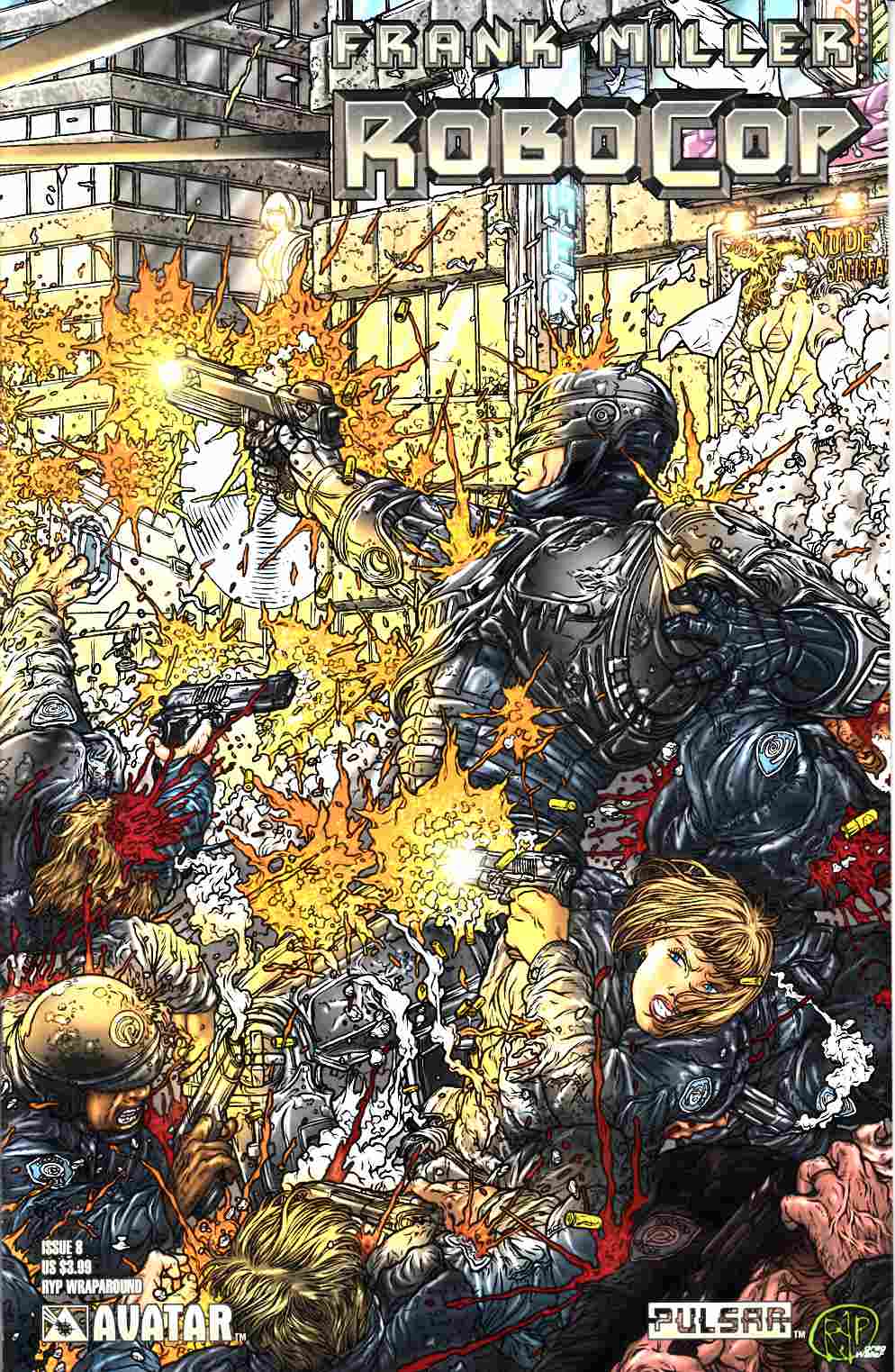 Robocop #8 Wrap Cover Near Mint (9.4) [Avatar Comic] THUMBNAIL