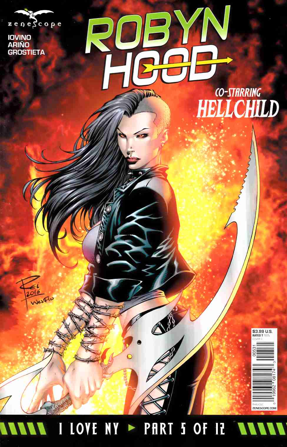 GFT Robyn Hood I Love NY #5 Cover C [Zenescope Comic] LARGE
