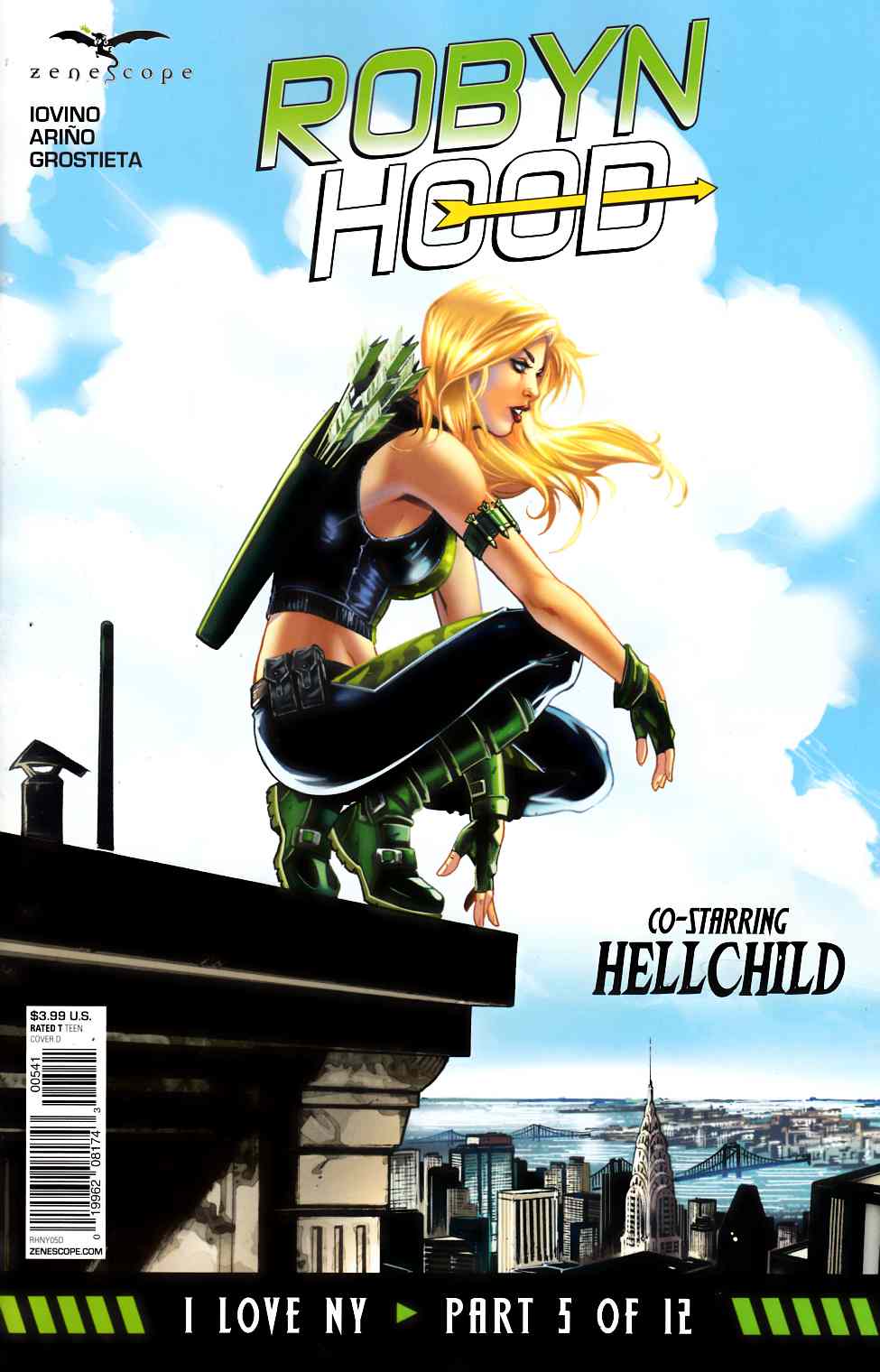GFT Robyn Hood I Love NY #5 Cover D [Zenescope Comic] LARGE