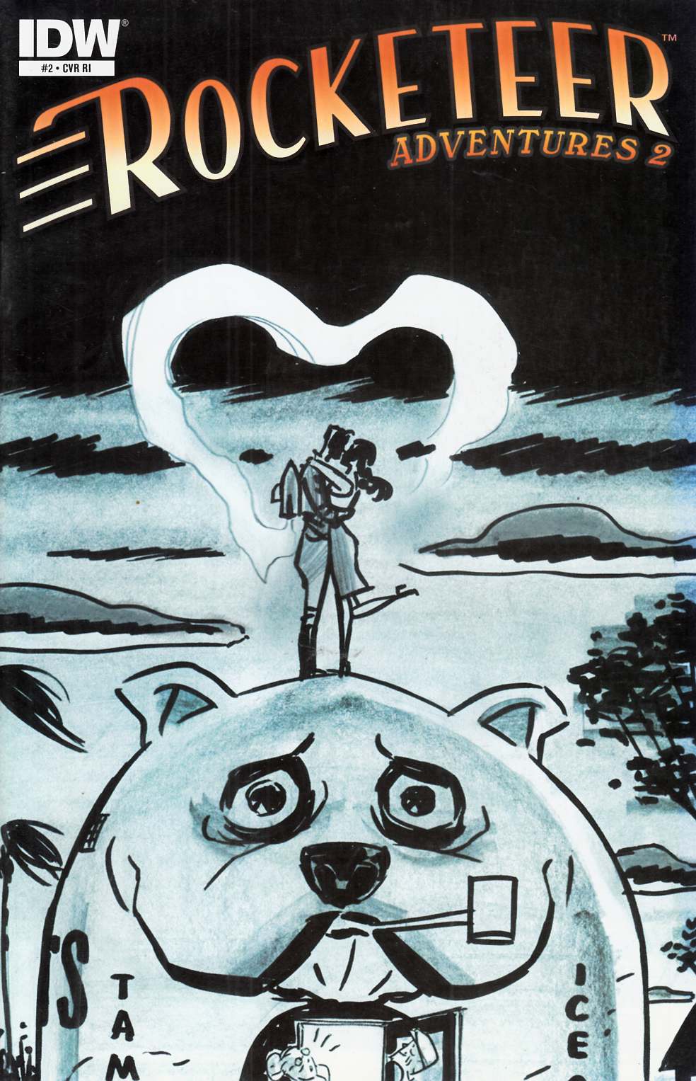 Rocketeer Adventures 2 #2 Cover RI Near Mint (9.4) [IDW Comic] THUMBNAIL