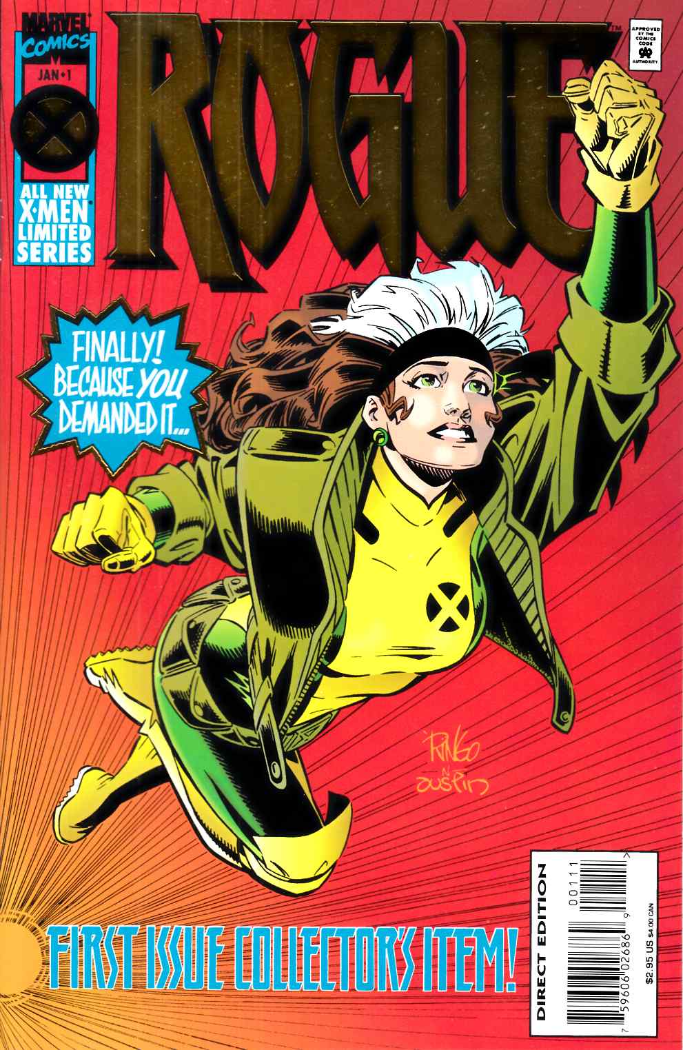 Rogue #1 Near Mint (9.4) [Marvel Comic] THUMBNAIL