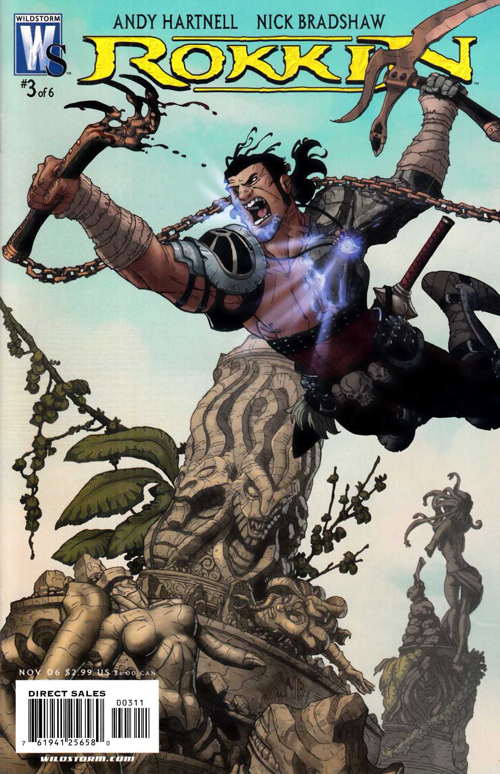 Rokkin #3 Near Mint (9.4) [DC Comic] LARGE