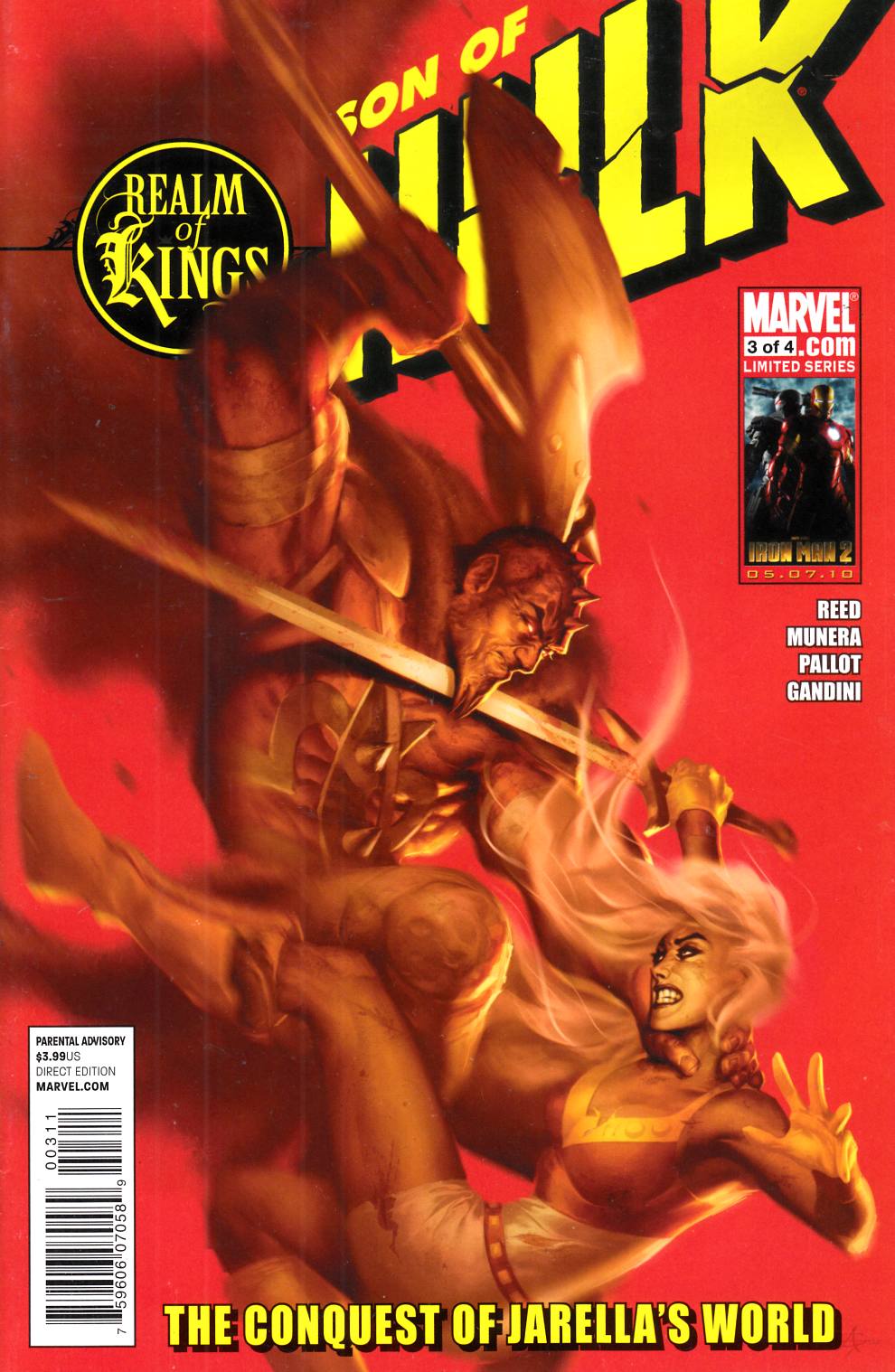 Realm of Kings Son of Hulk #3 Very Fine (8.0) [Marvel Comic]