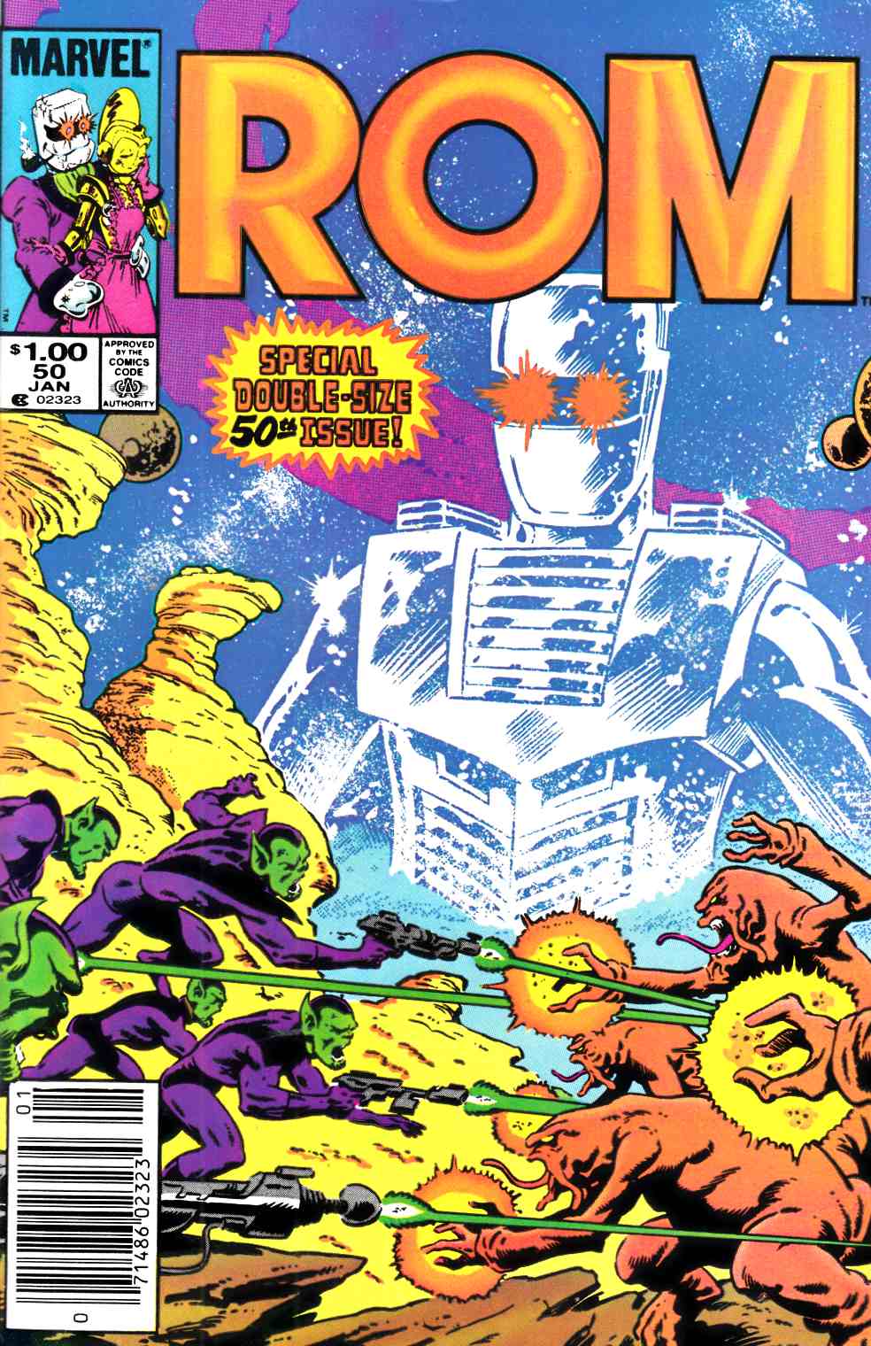 Rom #50 Newsstand Edition Very Fine (8.0) [Marvel Comic] THUMBNAIL