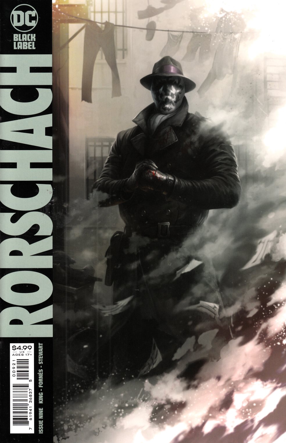 Rorschach #9 Mattina Variant Cover Near Mint (9.4) [DC Comic] THUMBNAIL