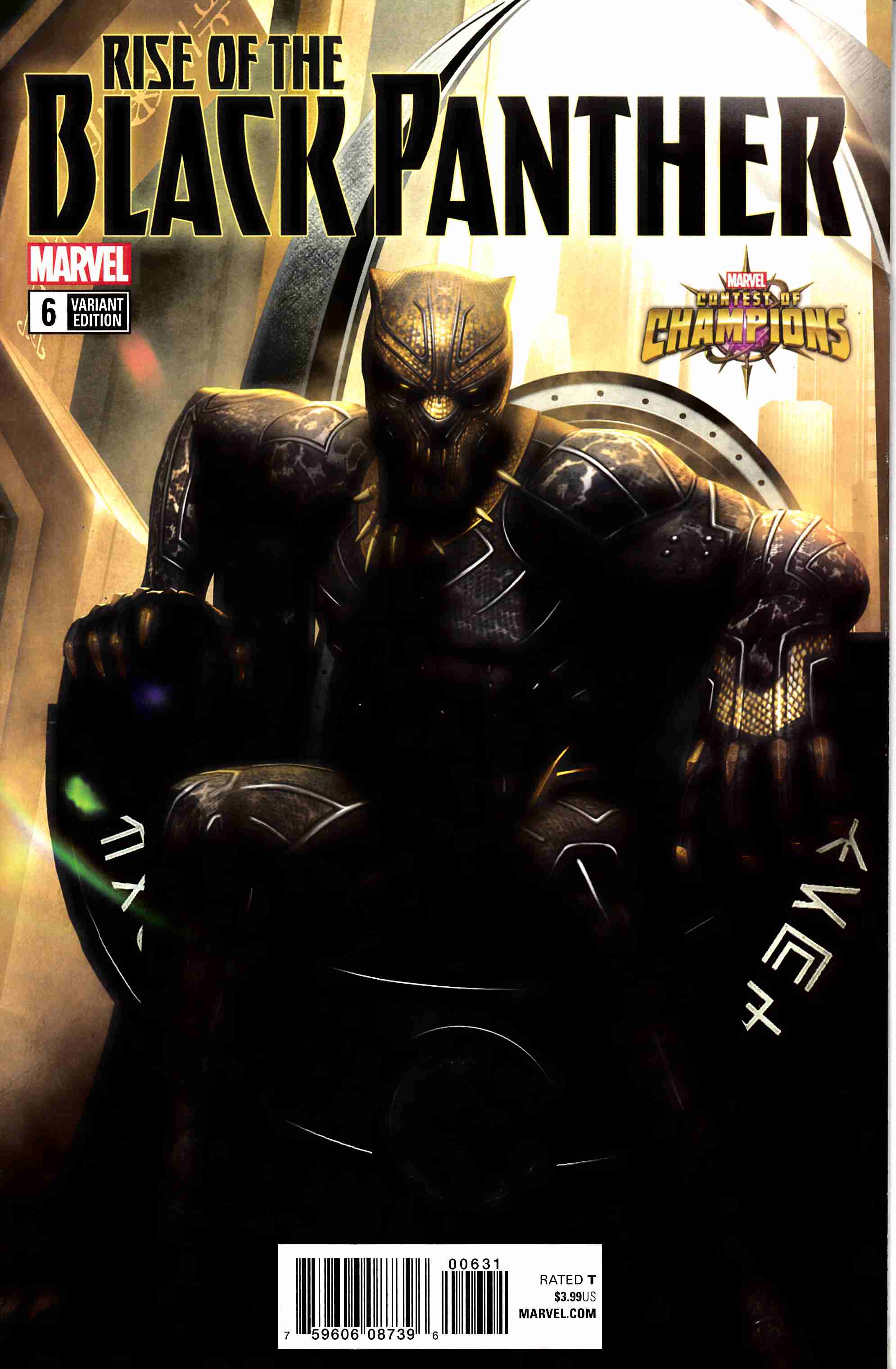Rise of Black Panther #6 Game Image Variant Cover Fine (6.0) [Marvel Comic] LARGE