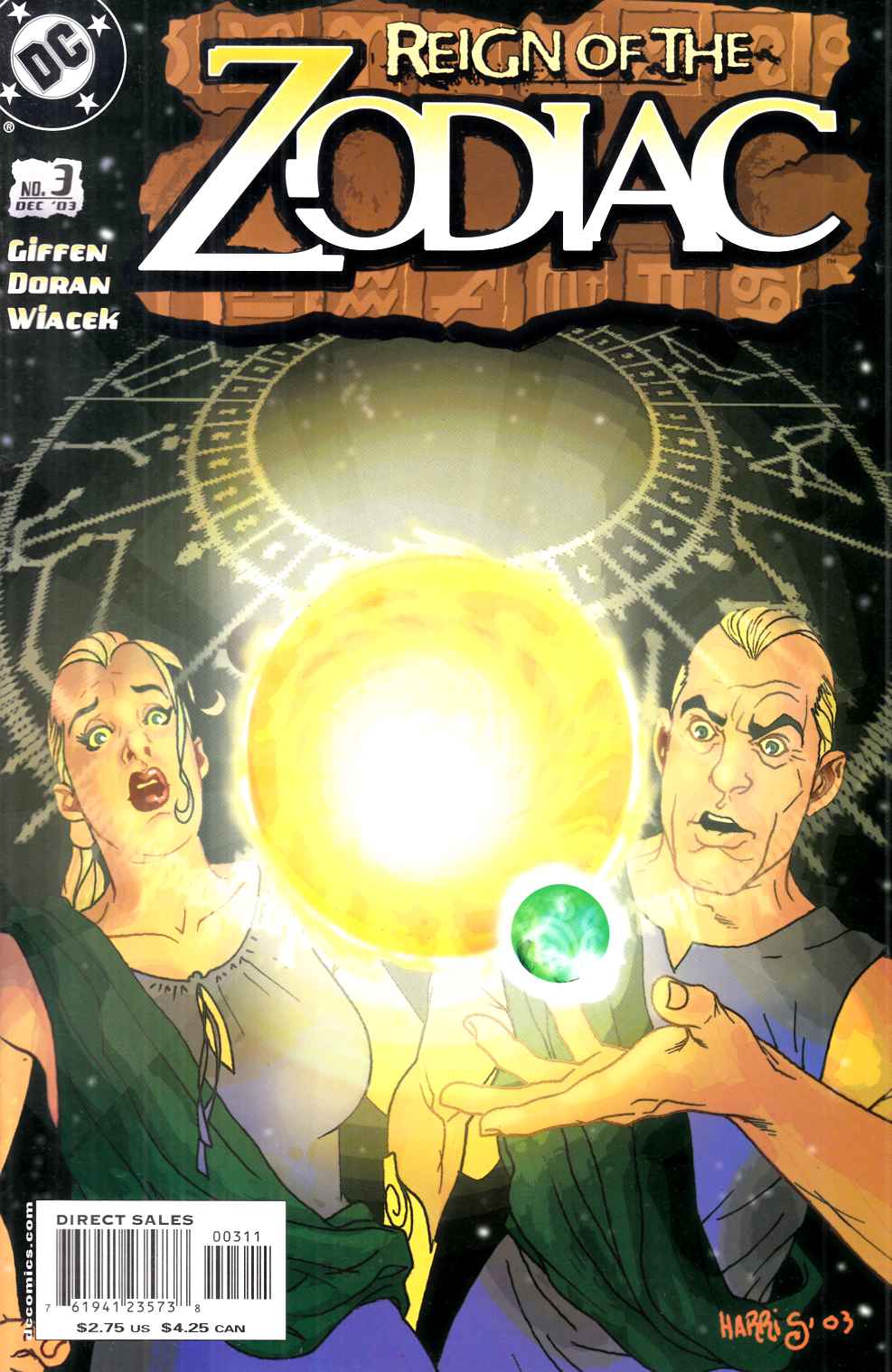 Reign of the Zodiac #3 Fine (6.0) [DC Comic] LARGE