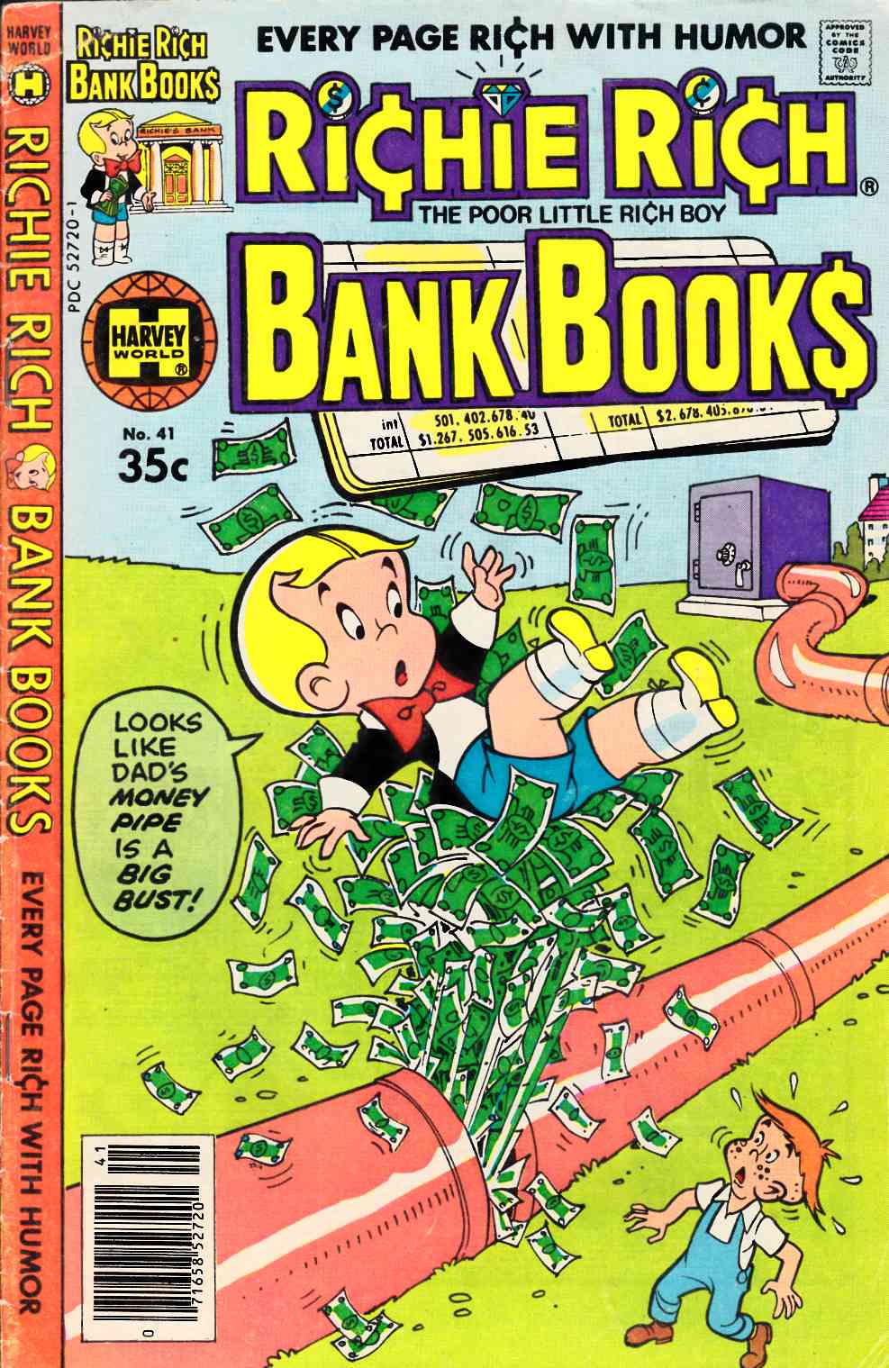 Richie Rich Bank Books #41 Very Good (4.0) [Harvey Comic] THUMBNAIL