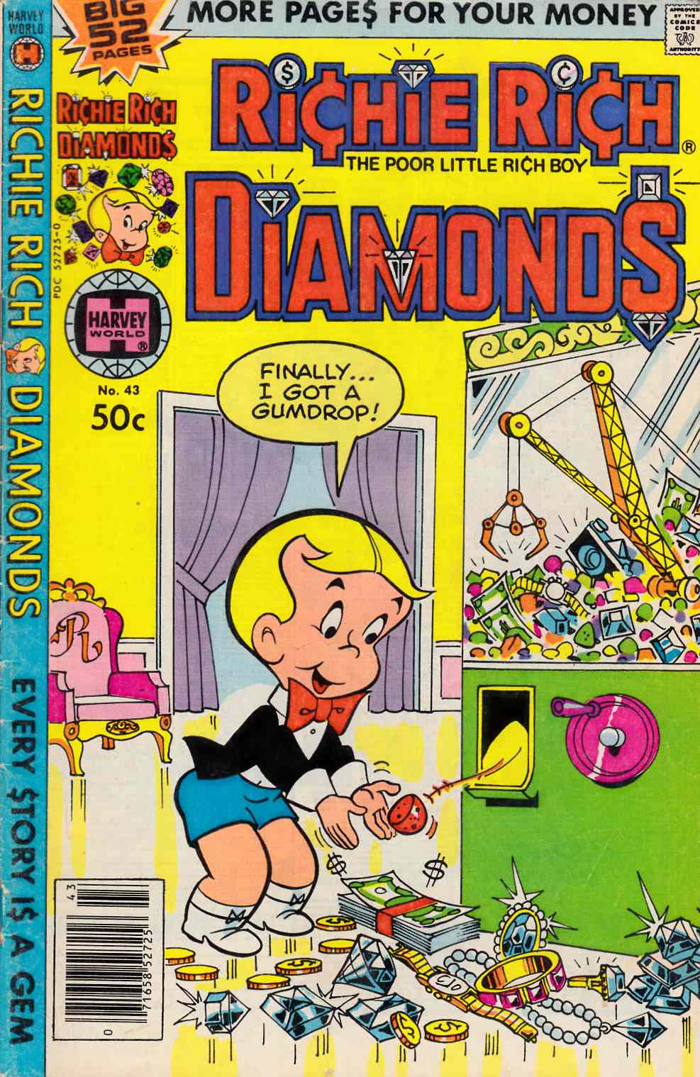 Richie Rich Diamonds #43 Very Good (4.0) [Harvey Comic] THUMBNAIL