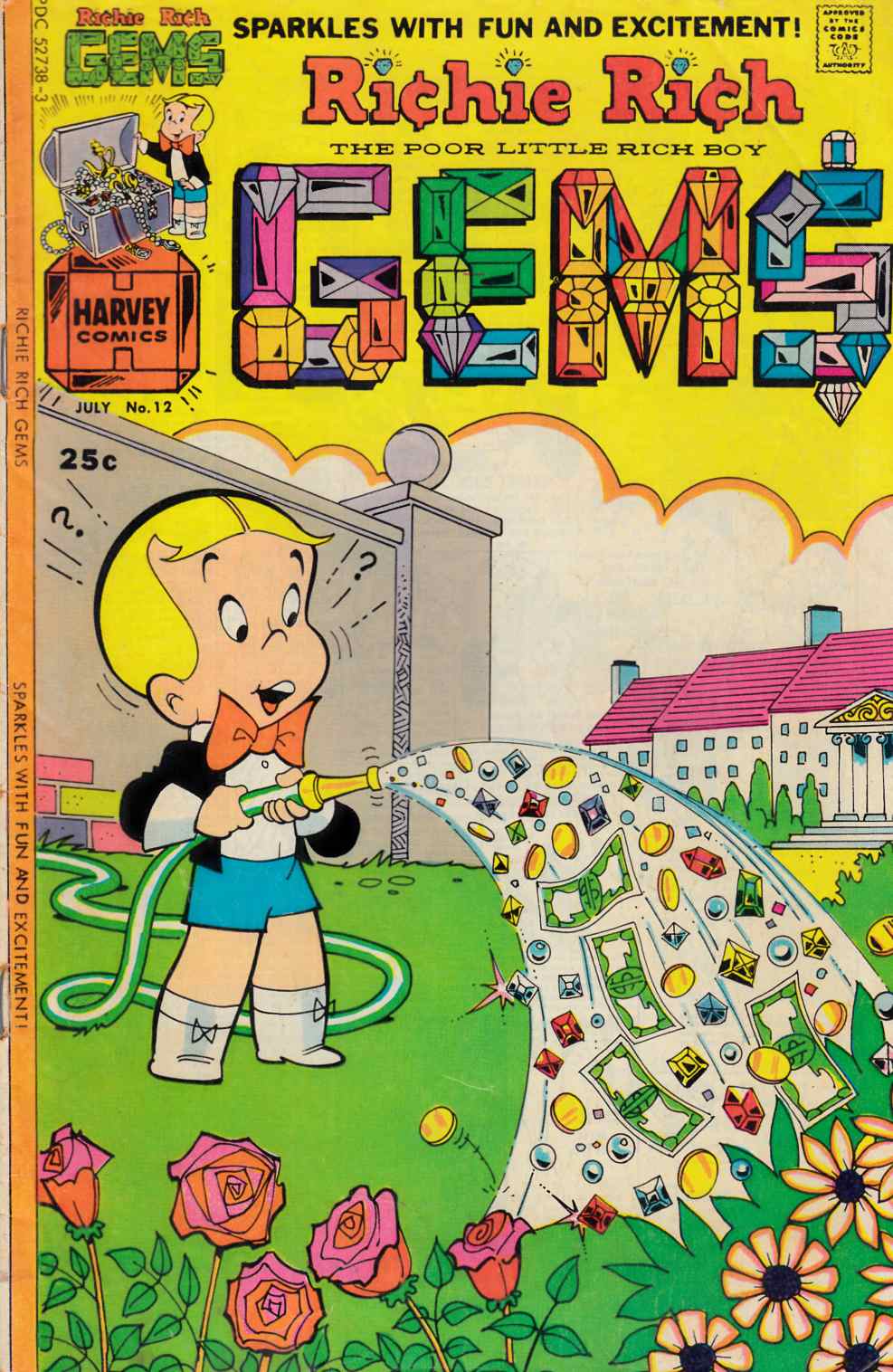 Richie Rich Gems #12 Very Good (4.0) [Harvey Comic] THUMBNAIL