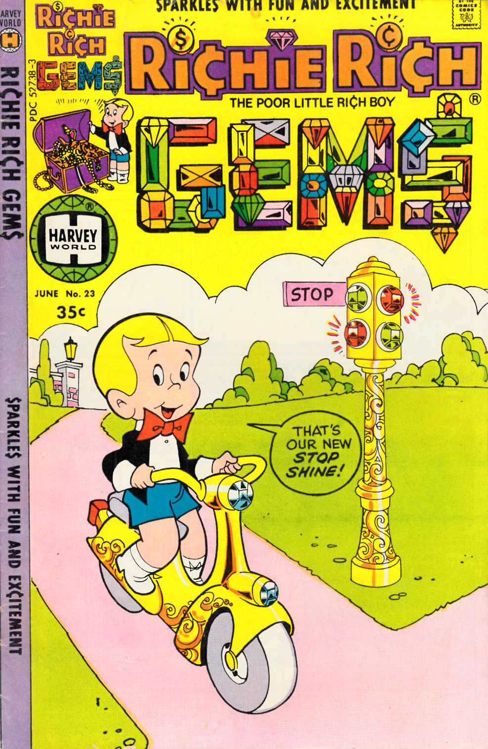 Richie Rich Gems #23 Very Good (4.0) [Harvey Comic] THUMBNAIL