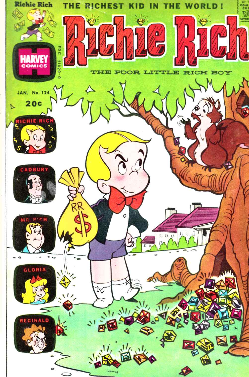 Richie Rich #124 Very Good (4.0) [Harvey Comic] THUMBNAIL