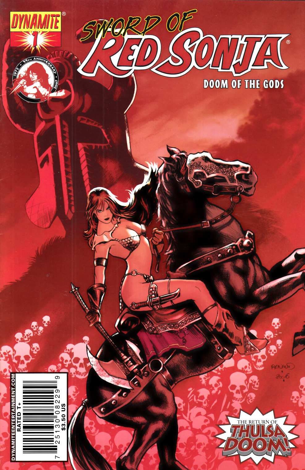 Sword of Red Sonja Doom of the Gods #1 Renaud Cover Fine (6.0) [Dynamite Comic] THUMBNAIL