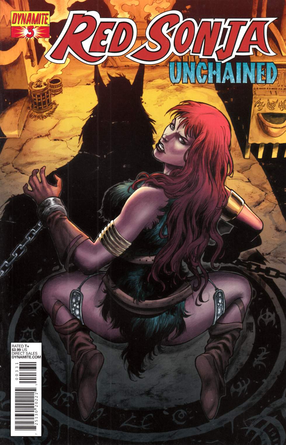 Red Sonja Unchained #3 Subscription Cover Very Fine (8.0) [Dynamite Comic] LARGE