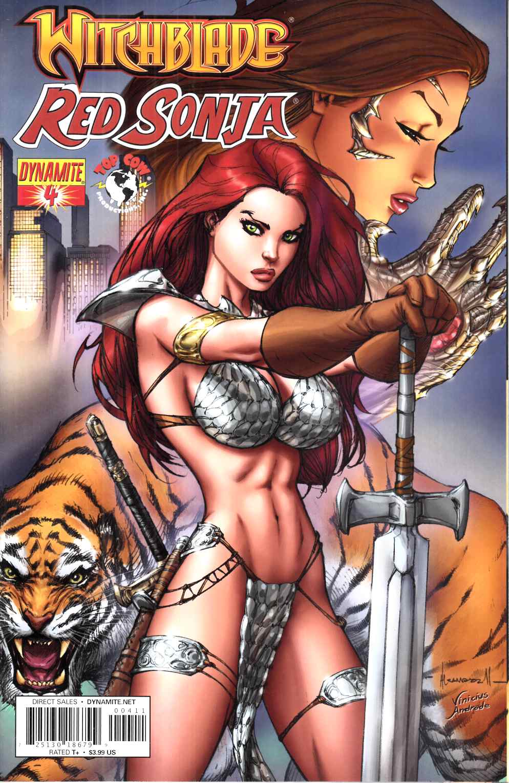 Red Sonja Witchblade #4 Near Mint (9.4) [Dynamite Comic] THUMBNAIL