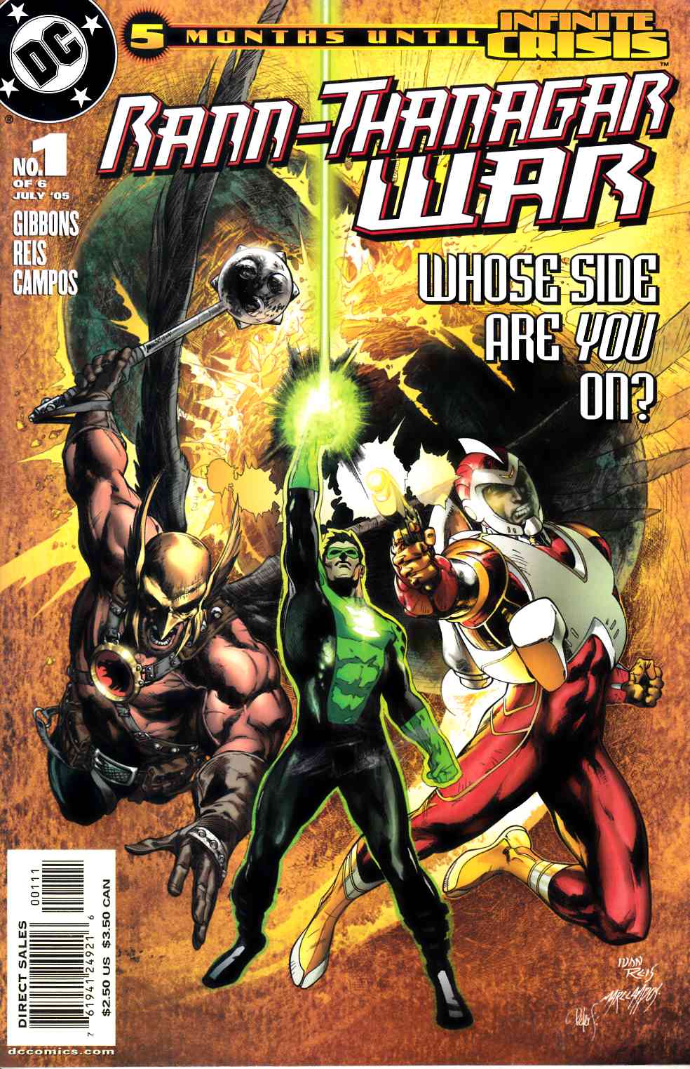 Rann-Thanagar War #1 Near Mint (9.4) [DC Comic} LARGE