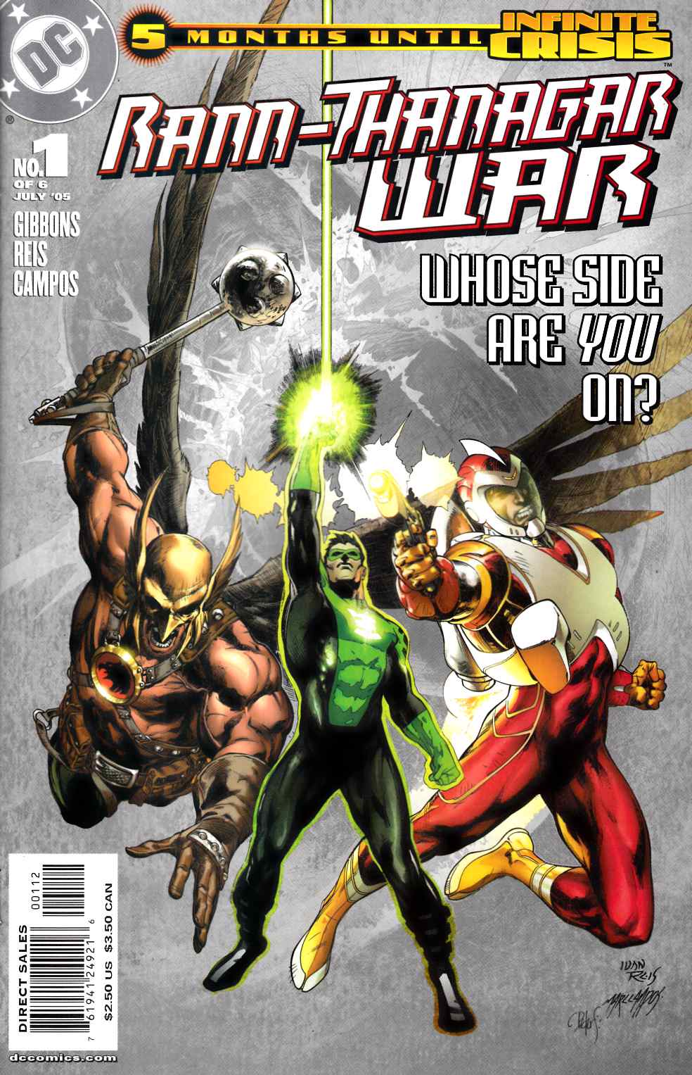 Rann-Thanagar War #1 Second Printing Near Mint (9.4) [DC Comic} LARGE