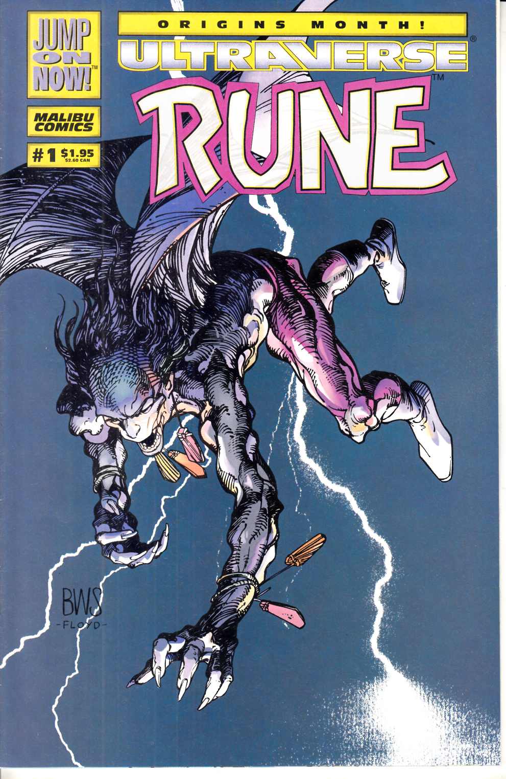 Rune #1 Very Fine (8.0) [Malibu/Marvel Comic] THUMBNAIL