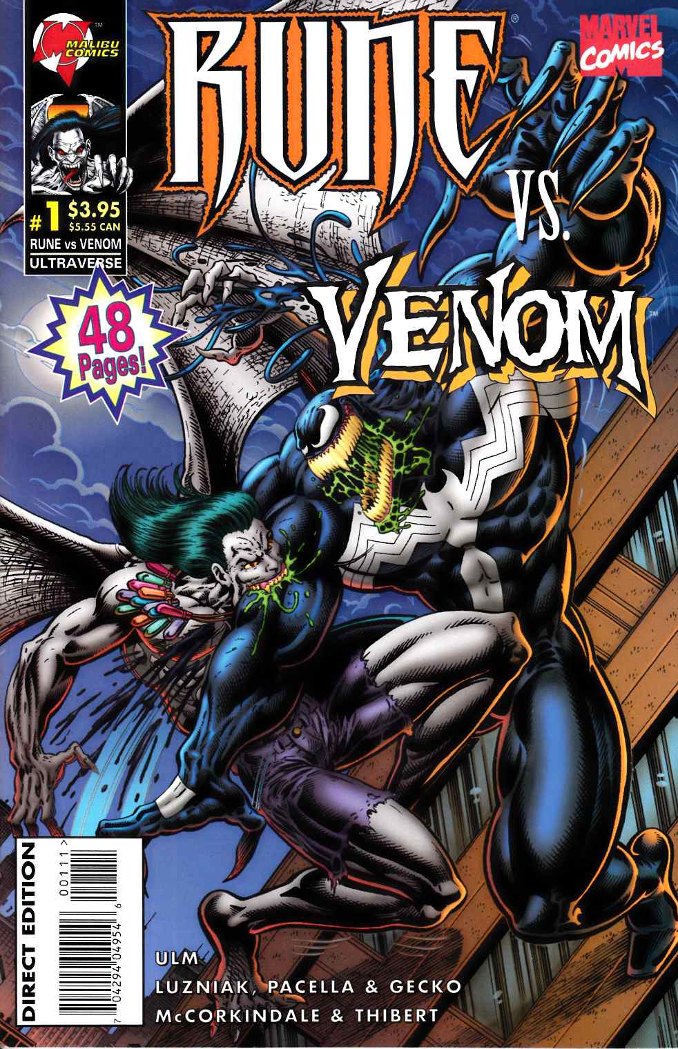 Rune vs Venom #1 Very Fine (8.0) [Marvel Comic] LARGE