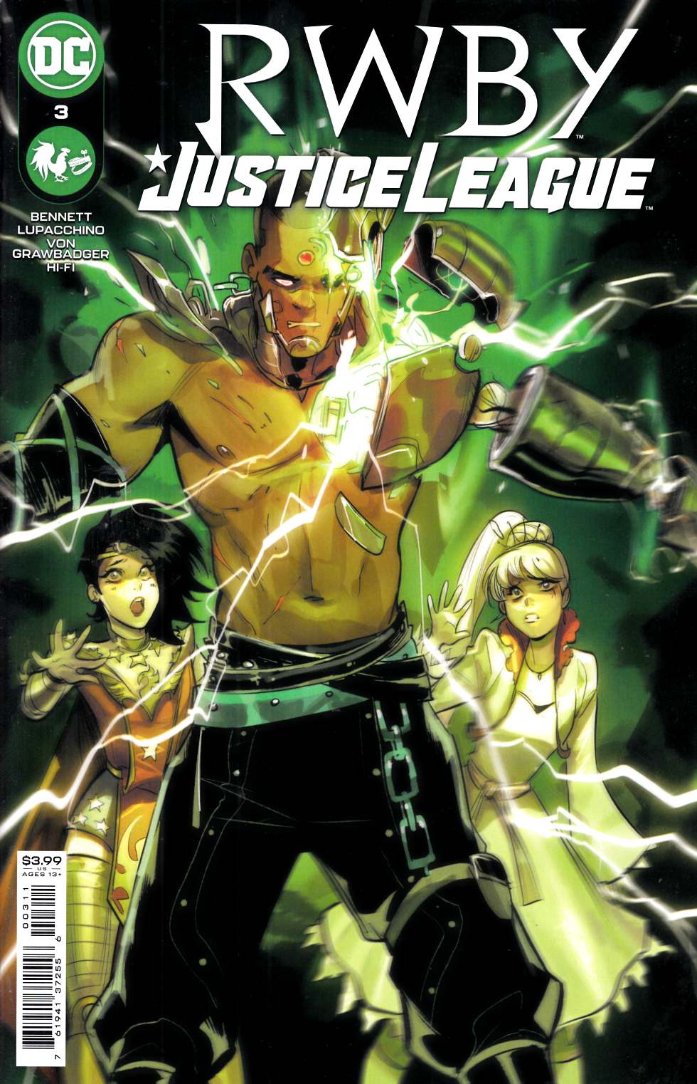 RWBY Justice League #3 Near Mint (9.4) [DC Comic] LARGE