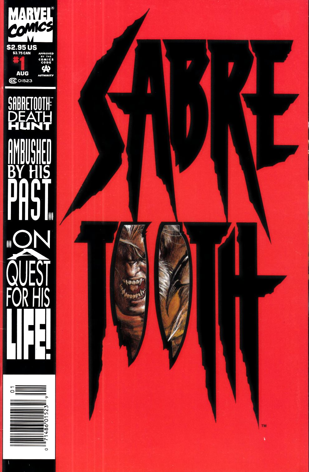 Sabretooth #1 Newsstand Edition Very Fine (8.0) [Marvel Comic] LARGE