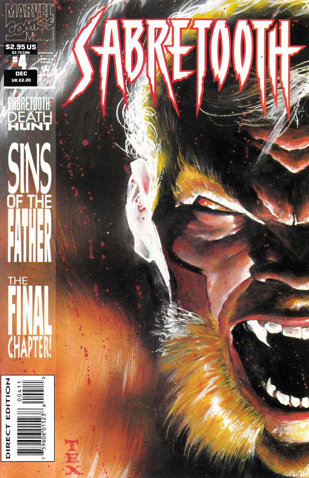Sabretooth #4 Very Fine (8.0) [Marvel Comic] LARGE