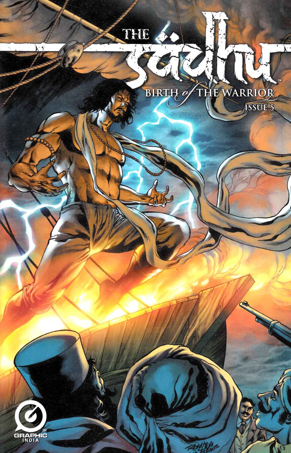 Sadhu Birth of the Warrior #5 [Graphic India Comic] LARGE